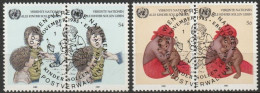 UNO Wien 1985 MiNr.53 -5 4 Paar O Gestempelt  UNICEF Gegen Kindersterblichkeit ( 2332) - Gebruikt