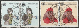 UNO Wien 1985 MiNr.53 -5 4 Paar O Gestempelt  UNICEF Gegen Kindersterblichkeit ( 2332) - Oblitérés