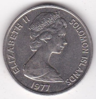 Solomon Islands 20 Cents 1977, Elizabeth II , En Cupronickel,  KM# 5 - Solomoneilanden
