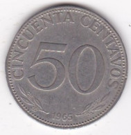 Bolivie 50 Centavos 1965 , Acier Recouvert De Nickel, KM# 190 - Bolivie