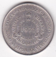 Burundi 10 Francs F.A.O 1971, En Cupronickel, KM# 17 - Burundi