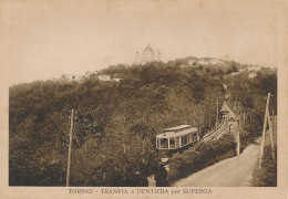 2f.395  TORINO - Tranvia A Dentiera Per Superga - Panoramische Zichten, Meerdere Zichten