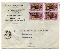 RC 26090 MADAGASCAR 1941 MANANJARY LETTRE A EN TETE PLANTATIONS CAFÉ VANILLE POIVRE EXPLORATION AURIFÈRES OR POUR TANA - Briefe U. Dokumente