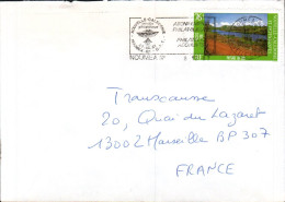 NOUVELLE CALEDONIE SEUL SUR LETTRE AVION POUR LA FRANCE 1987 - Covers & Documents