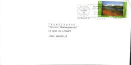 NOUVELLE CALEDONIE SEUL SUR LETTRE POUR LA FRANCE 1988 - Lettres & Documents