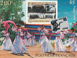 POLYNESIE - BLOC N°21 ** (1996) China'96 - Blocchi & Foglietti
