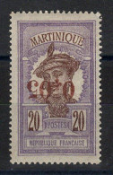 Martinique - Variété - YV 106a N* MH , Surcharge Renversée , Cote 120 Euros - Neufs