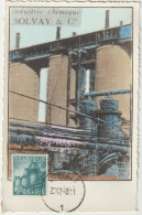 Carte Maximum BELGIQUE N°Yvert 761 (INDUSTRIE CHIMIQUE) Obl Couillet 1948 - 1934-1951