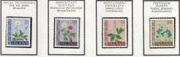 ISLANDE - Fleurs, Flowers, Thé Des Alpes, Renoncule, Trèfle - Y&T N° 336-339 - 1964 - MNH - Ongebruikt