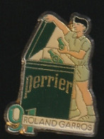 77236- Pin's..Tennis.Roland Garros.1991.Perrier. - Tennis