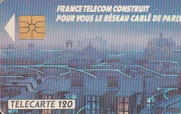 F110 11/1989 RÉSEAU CABLÉ DE PARIS 120 GEM - 1989
