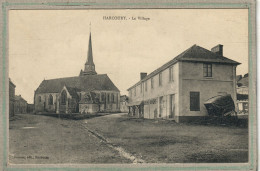 CPA  (27) HARCOURT - Aspect De La Mairie Et Place De L'Eglise En 1917 - Harcourt