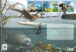 WWF Local FDC FINLAND   /   FINLANDE,  Lettre De Première Jour  -  2016 - Andere & Zonder Classificatie