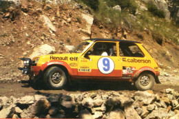 Renault 5 Alpine -  Rallye Bandama 1978  - Pilote: Jean Ragnotti  -  15x10cms PHOTO - Rallyes