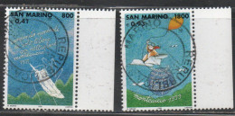 REPUBBLICA DI SAN MARINO 1999 VOLO LIBERO SERIE COMPLETA COMPLETE SET USATA USED OBLITERE' - Used Stamps