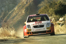 Citroen C2 Super 1600 -  Rallye Monte-Carlo 2005 (JWRC) - Pilote: Daniel Sordo -  15x10cms PHOTO - Rallyes