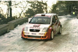 Citroen C2 Super 1600 -  Rallye Monte-Carlo 2005 (JWRC) - Pilote: Kris Meeke -  15x10cms PHOTO - Rallyes