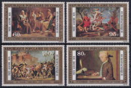 F-EX44153 CONGO MNH 1973 ART PAINTING DAVID CHARDIN POUSSIN LE NAIN. - Unused Stamps