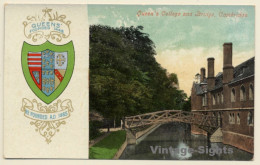 Cambridge / United Kingdom: Christ College (Vintage PC ~1910s/1920s) - Cambridge