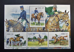 Ireland - Irelande - Eire 1998 - Y&T  N° 1053 / 1056 ( 4 Val.) Sport équestres - Equestrian Sport  - MNH - Postfris - Blocks & Sheetlets