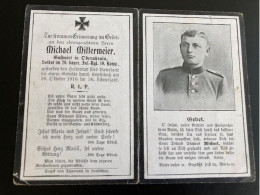 Sterbebild Wk1 Bidprentje Wo1 Avis Décès Deathcard IR26 Oktober 1916 Aus Oberahrain - 1914-18