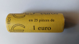 Rouleau De 25€ En Pièce De 1 Euros De Monaco Millésime 2014 - Other & Unclassified