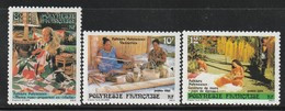 POLYNESIE - N° 263/5 ** (1986) Folklore - Neufs