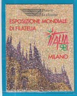 FR.NU.0867 - REPUBBLICA 1996 - "ESPOSIZIONE DI FILATELIA ITALIA '98" - LIBRETTO Con 8 Val.** Da Lire 750 - - Libretti