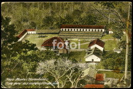 PHOTO POSTCARD COFEE LANDS ROÇA MONTES HERMINIOS SÃO TOMÉ E PRINCIPE AFRICA CARTE POSTALE - Santo Tomé Y Príncipe