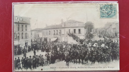 Auch Cavalcade De Charité, Peloton Des Chasseurs Et Char De La Musique - Auch