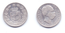 Italy 1 Lira 1887 - 1878-1900 : Umberto I