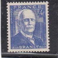 France - Année 1944 - Neuf** - N°YT 599** - Branly - Unused Stamps