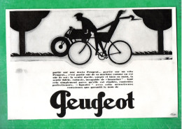 PUBLICITÉ . MOTO . VÈLO . " PEUGEOT " - Réf. N°206P - - Moto