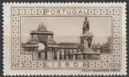 Vignette/ Vinheta, Portugal - 1928, Paisagens E Monumentos. Lisboa -||- MNG, Sans Gomme - Emissioni Locali