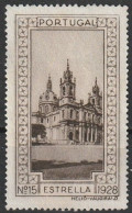 Vignette/ Vinheta, Portugal - 1928, Paisagens E Monumentos. Lisboa, Estrela -||- MNG, Sans Gomme - Local Post Stamps