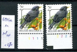 Belgique  Préos Oiseaux De Buzin N° PRE 819P 6 A    Planches 1 Et 2 Xx - Typos 1986-96 (Oiseaux)