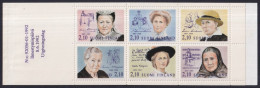 F-EX44134 FINLAND MNH 1992 PROMINENT WOMAN BOOKLED.  - Nuovi