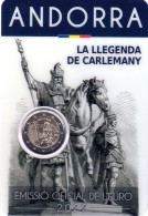 Andorre 2022 : 2€ Commémorative "Légende De Charlemagne" (en Coincard) - Dispo En France - Andorre