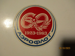 USS RUSSIA AEROFLOT 1923 - 1983 STICKER - Autocollants