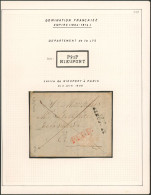 LAC Daté De Nieuport (1808) + Obl Linéaire Noir P91P / NIEUPORT > Paris + Griffe P.P.P.P. - 1794-1814 (Franse Tijd)