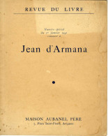 JEAN D ARMANA  POMAREZ BEARN  -   FASCICULE 14 PAGES    NUMERO SPECIAL 1941  -  REVUE DU LIVRE - Aquitaine