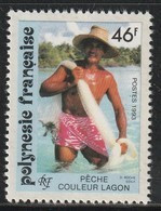 POLYNESIE - N°426 ** (1993) La Pêche - Neufs