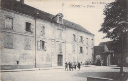 FRANCE - Chagny - Theatre - Animé  - Carte Postale Ancienne - - Chagny