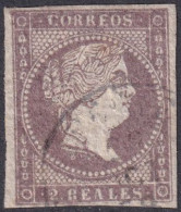 Spain 1856 Sc 43 España Ed 46 Used Date (fechador) Cancel - Usados