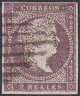 Spain 1856 Sc 43 España Ed 46 Used Open Grill (rejilla) Cancel - Usados