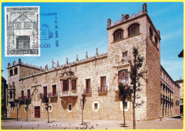 España. Spain. 1989. FDC. Casa Del Cordon. Burgos - Tarjetas Máxima