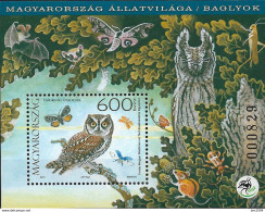 2017 Ungarn Mi. Bl 402 **MNH  Eulen  Zwergohreule (Otus Scops) - Unused Stamps