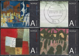 Norwegen Norway 2008. Mi.Nr. 1665-1668, Used O - Oblitérés