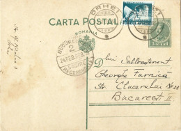 ROMANIA 1938 POSTCARD STATIONERY - Lettres 2ème Guerre Mondiale
