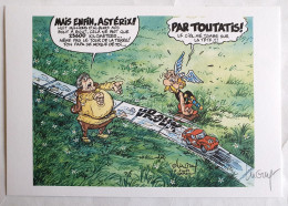 EX-LIBRIS LUGUY - PERCEVAN HC N 41/50 SIGNE HOMMAGE A ASTERIX XL  (3) - Ilustradores J - L